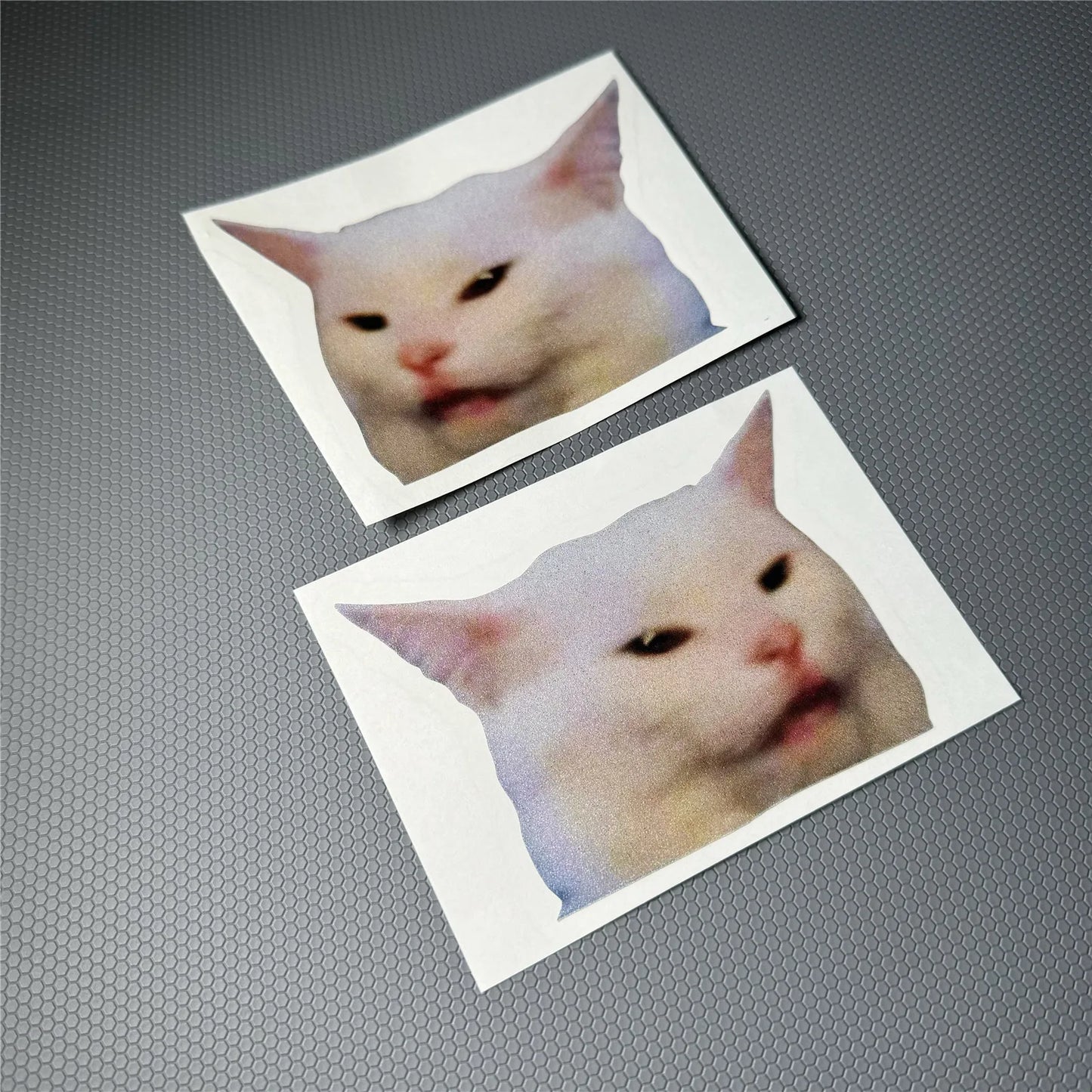 That Peeking Cat Meme Sticker